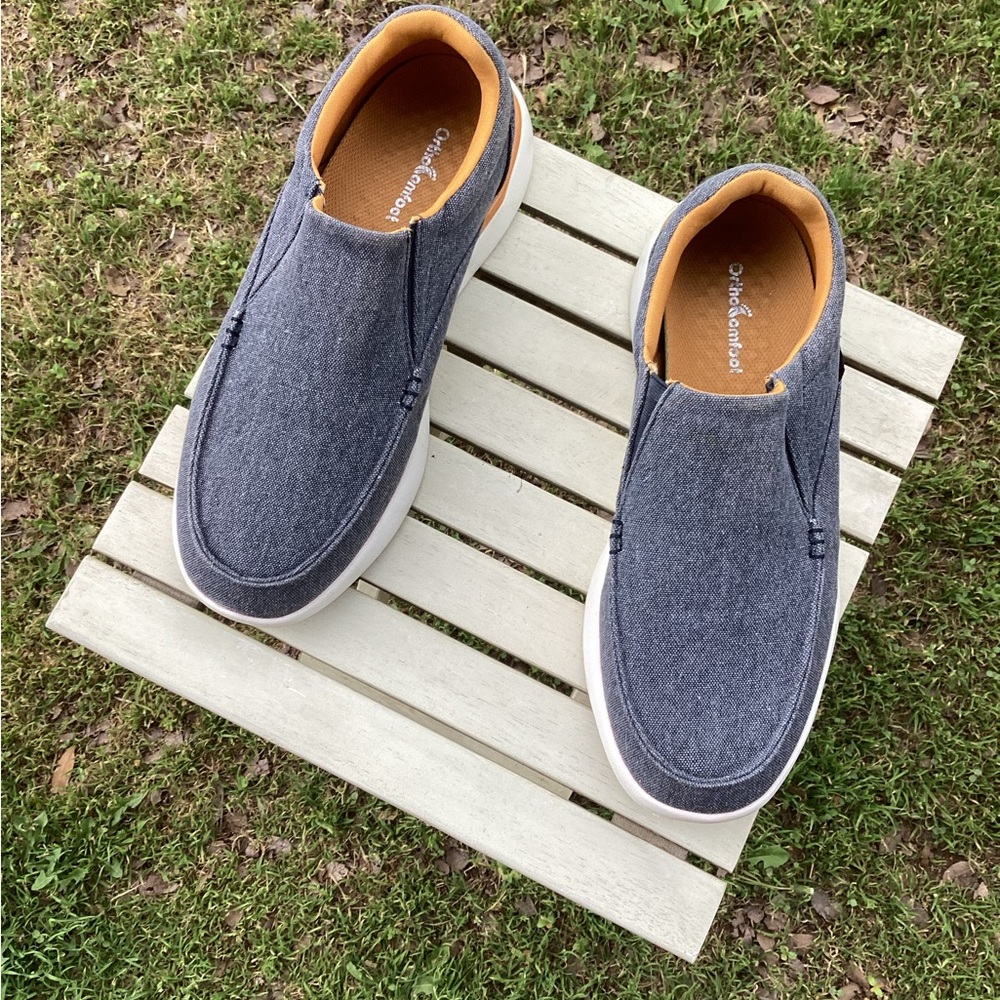 OrthoComfort Men's Blue Denim Look Casual Shoe size 12